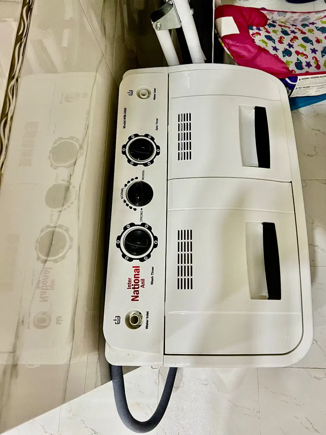 دستگاه لباسشویی نوزاد از برند Inter National Anil|ماشین لباسشویی و خشککن لباس|کاشان, امیرکبیر|دیوار