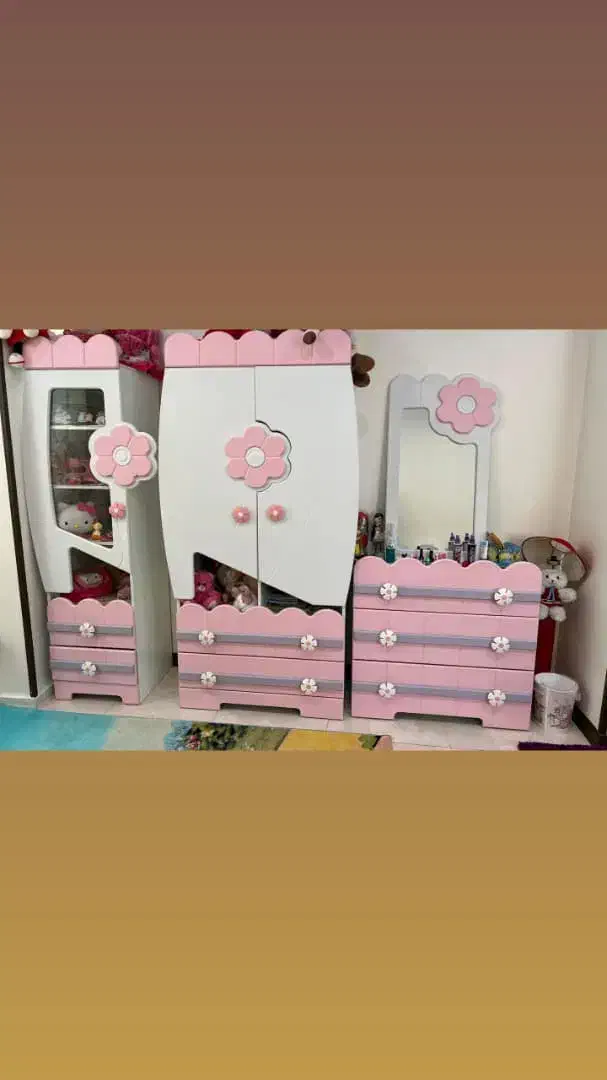 سرویس خواب کودک|تخت و سرویس خواب|باغستان, |دیوار