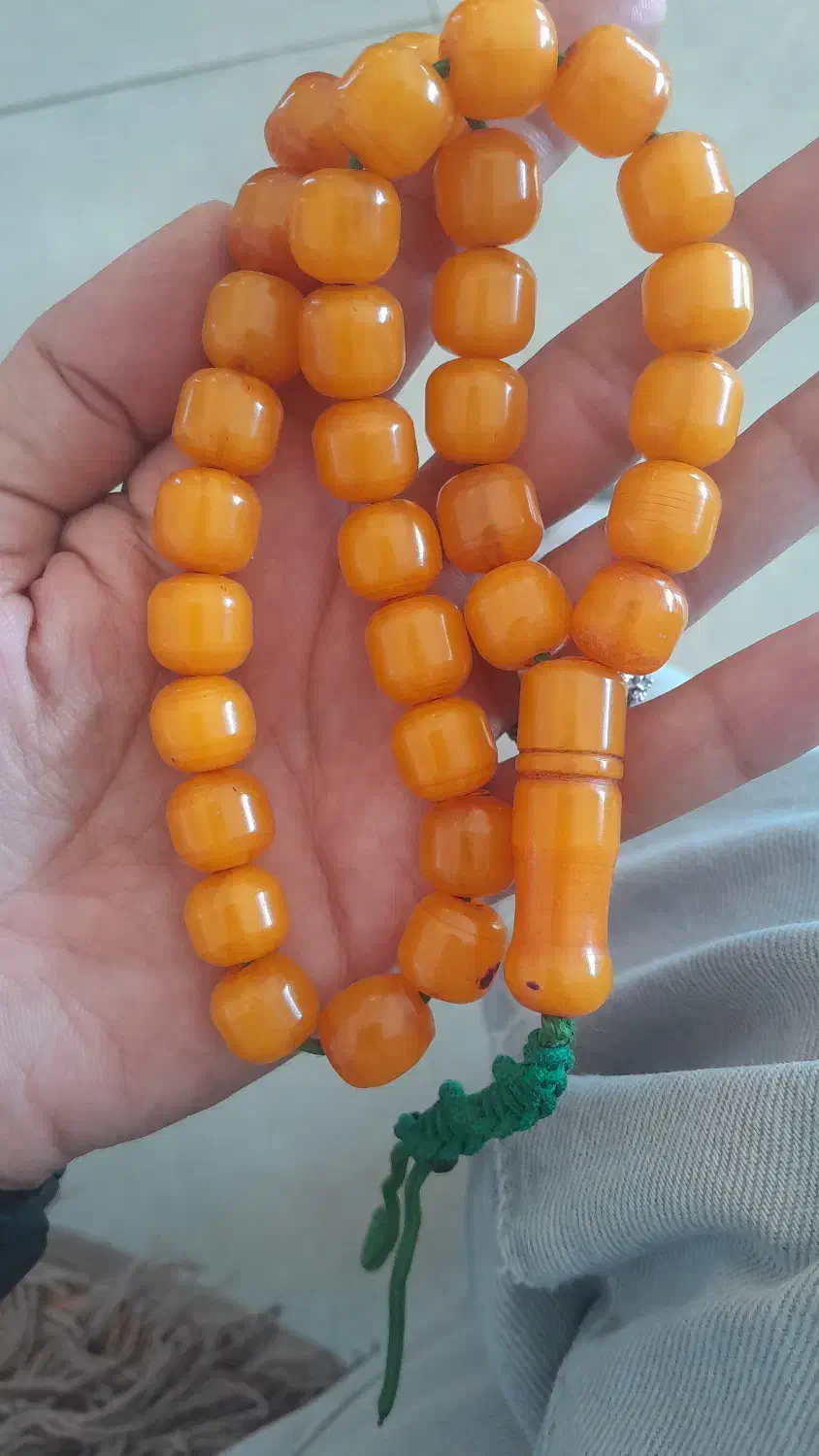 تسبیح سندلوس کهنه المان|کلکسیون اشیاء عتیقه|ازنا, |دیوار