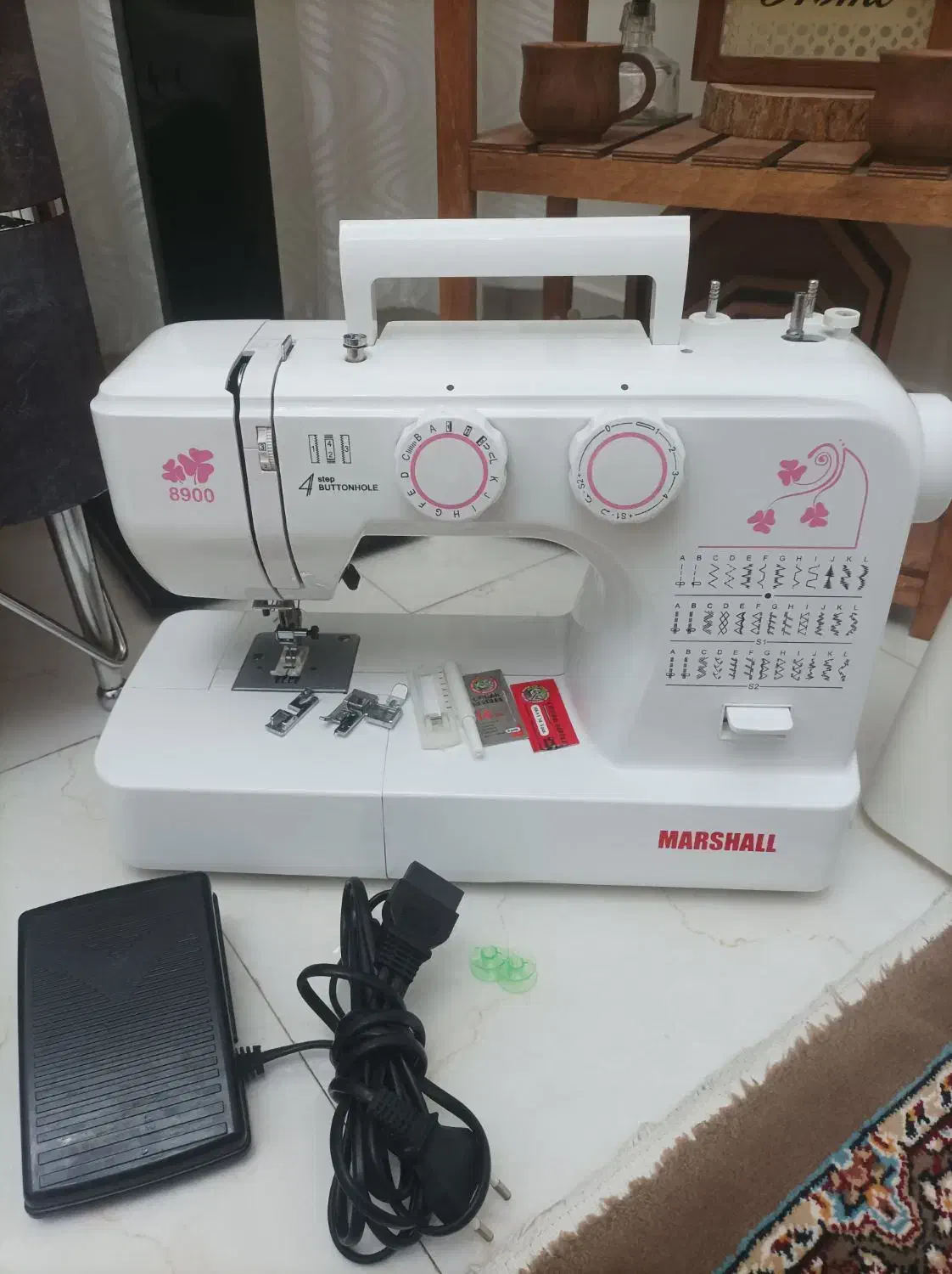 چرخ خیاطی مارشال|چرخ خیاطی و ریسندگی|اندیشه, اندیشه فاز ۳|دیوار