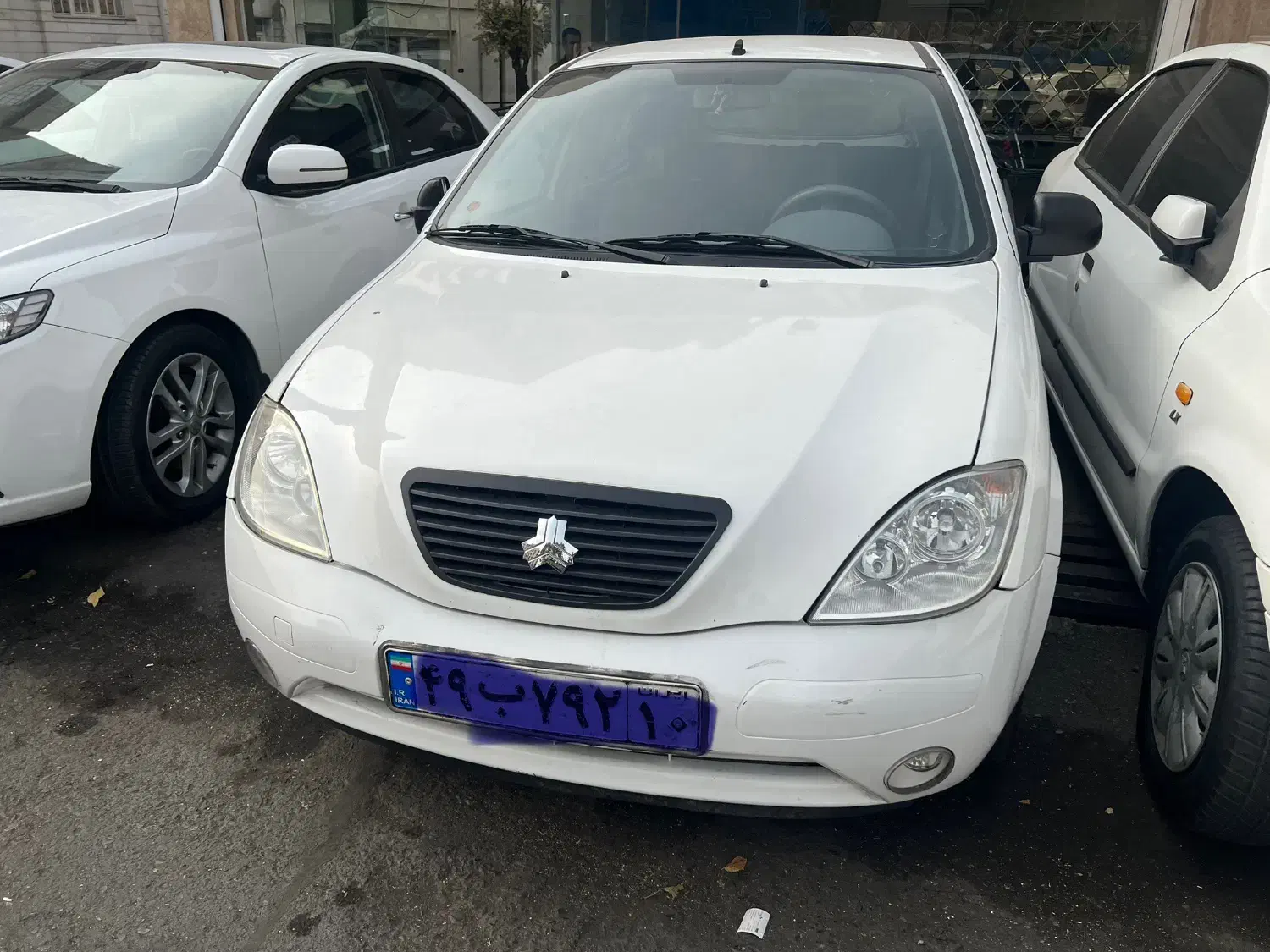 تیبا۲سفید سه لکه رنگ مدل ۱۳۹۵|خودرو سواری و وانت|تهران, علم و صنعت|دیوار