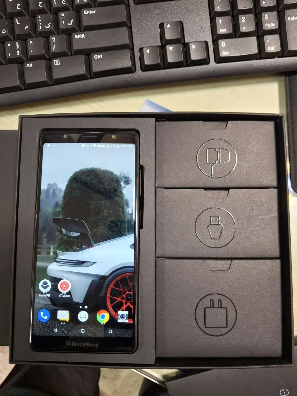 گوشی بلکبری evolve|موبایل|تهران, بازار|دیوار