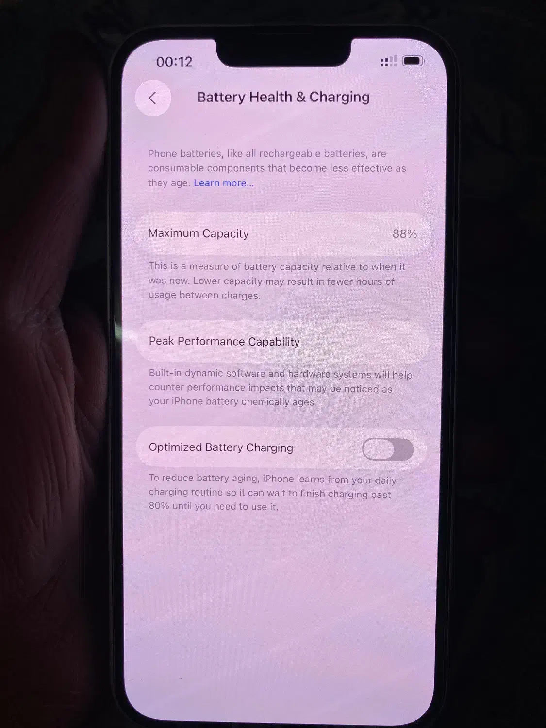گوشی آیفون 13 نرمال پلمپ|موبایل|قم, وادی السلام|دیوار