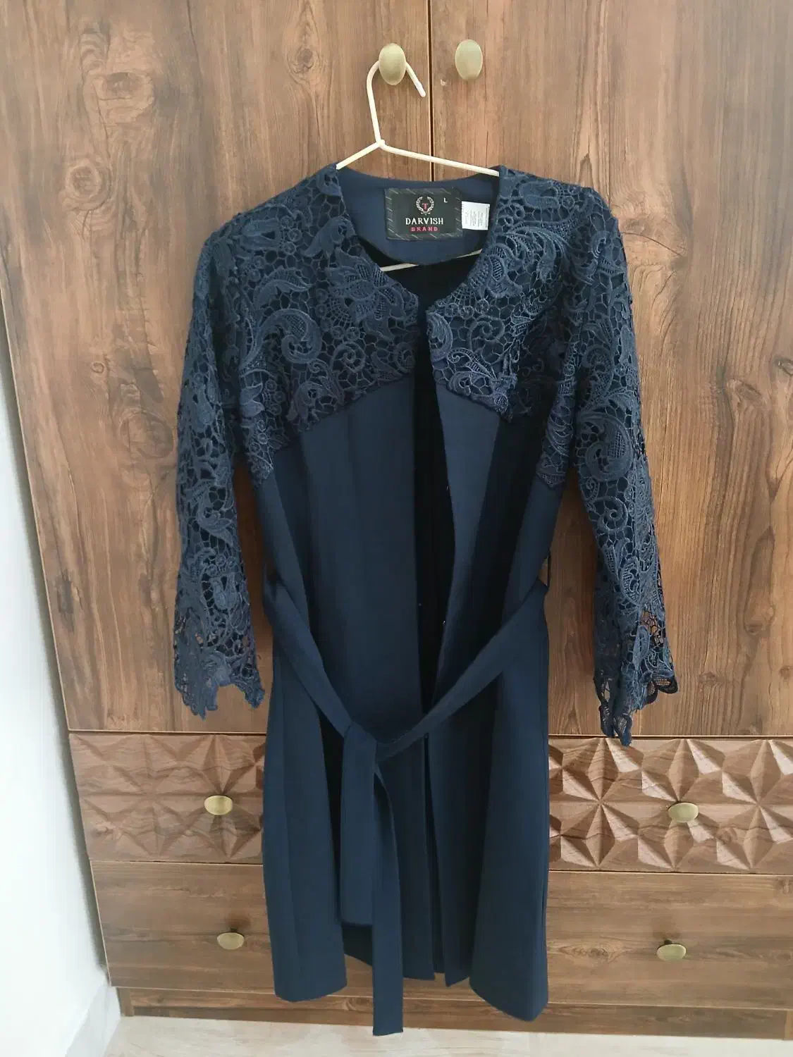 فروش مانتوی نو سورمه ای بالاتنه گپور|لباس|تالش, هشتپر|دیوار