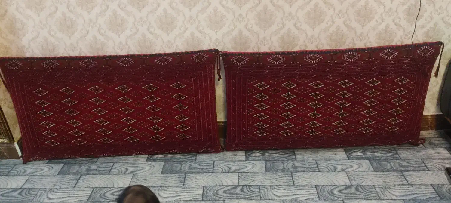 پشتی دستبافت ترکمن|پشتی|زاهدان, |دیوار