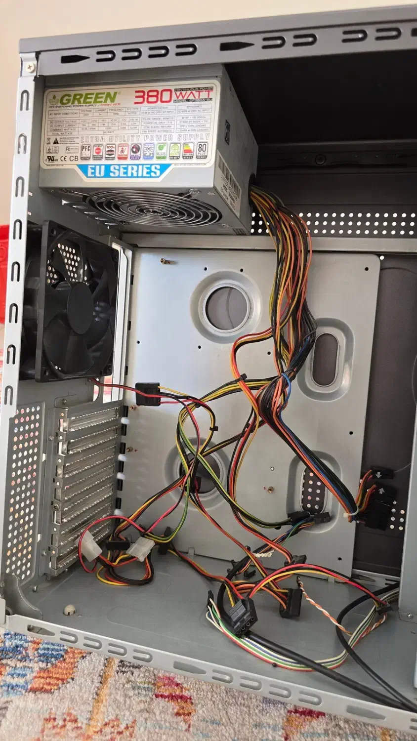 قاب کیس گرین +پاور + 2 عدد رایتر|قطعات و لوازم جانبی رایانه|تهران, مهران (سیدخندان)|دیوار