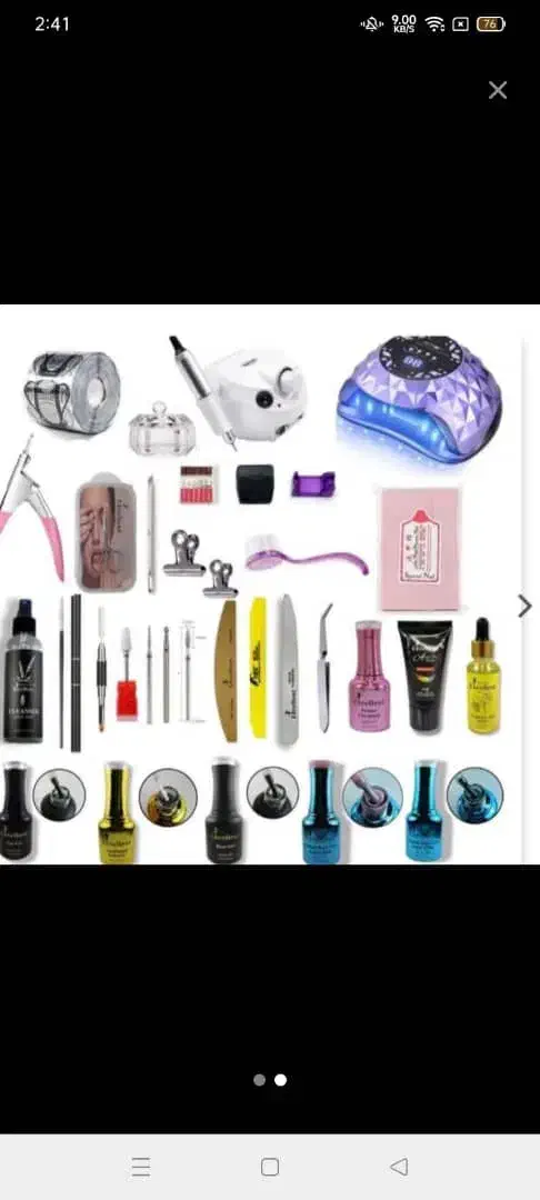 وسایل کاشت ناخن|آرایشی، بهداشتی، درمانی|چهارباغ, |دیوار