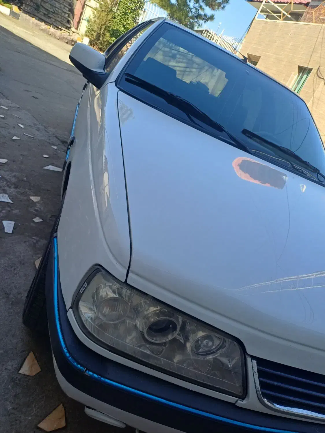 پژو tu5 405 سفید مدل ۹۳|خودرو سواری و وانت|لنگرود, |دیوار