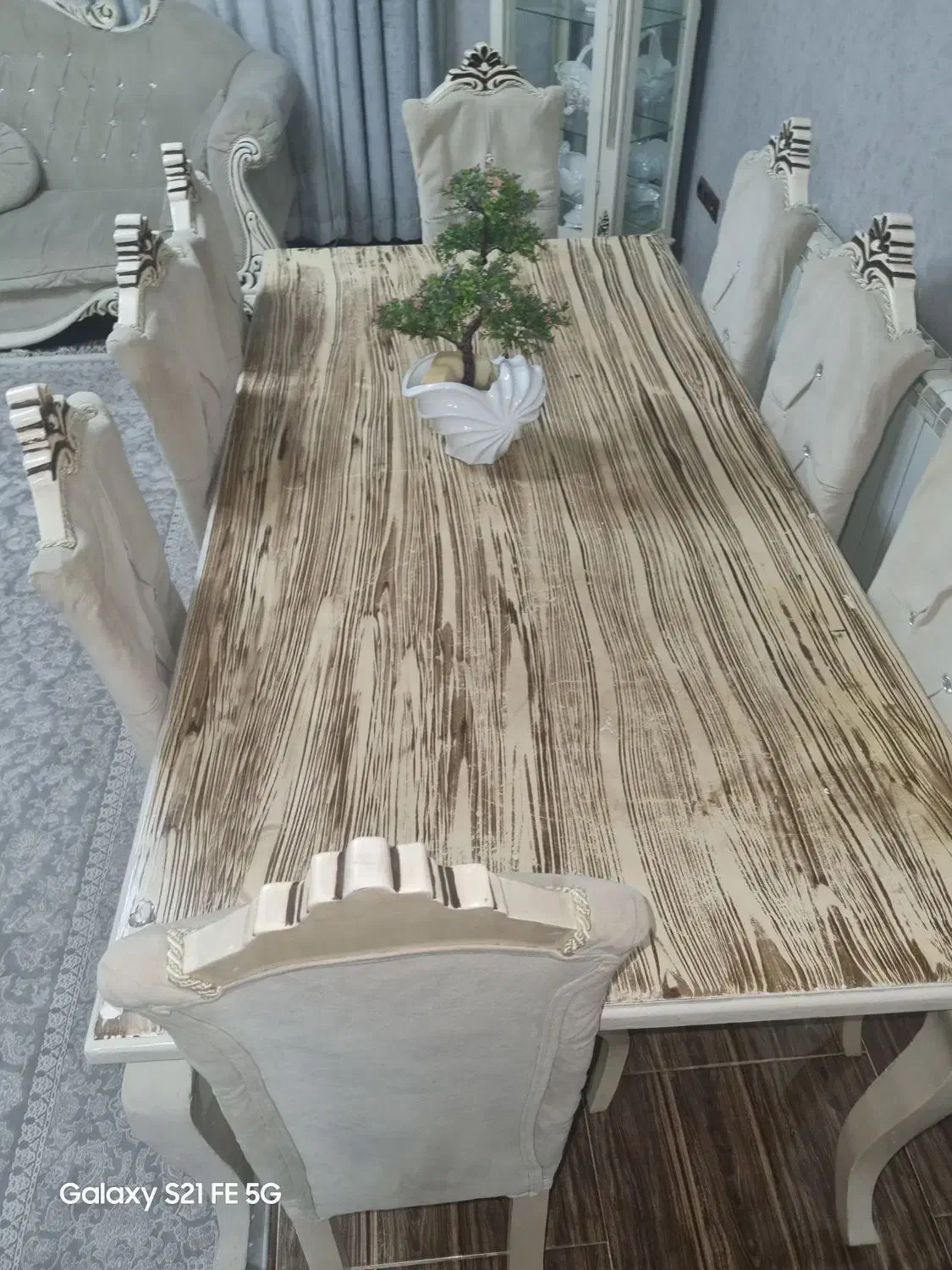 میز ناهار خوری|میز و صندلی غذاخوری|رشت, چمارسرا|دیوار