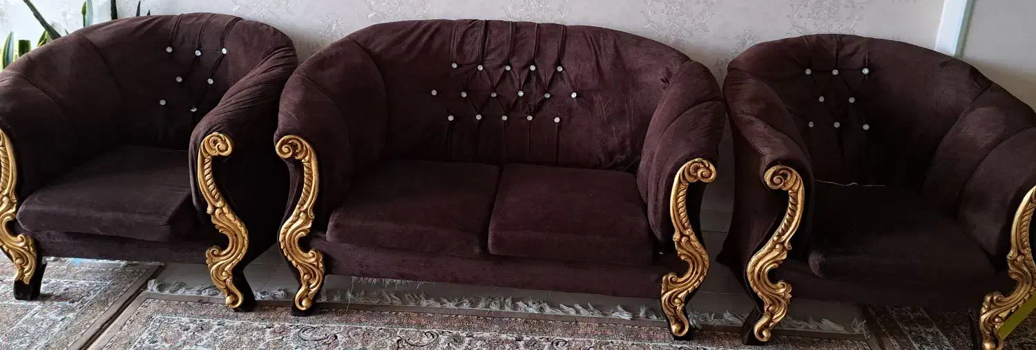 مبلمان راحتی سالم و قابل استفاده منزل.باغ.مغازه|مبلمان خانگی و میز عسلی|اصفهان, قهجاورستان|دیوار