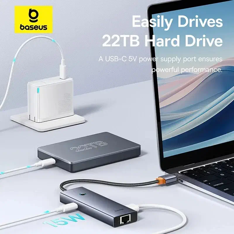 هاب ۴ پورت Baseus 4-Port USB 3.0 Hub|قطعات و لوازم جانبی رایانه|تهران, پاسداران|دیوار