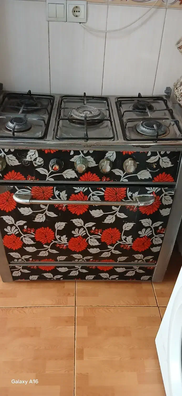 اجاق گازاستیل پنج شعله|اجاق گاز و لوازم برقی پخت‌وپز|سهند, |دیوار