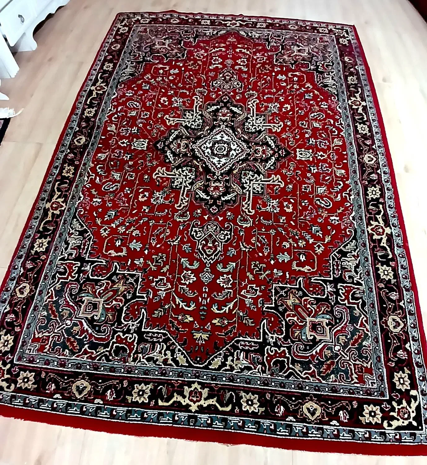 فرش ماشینی۴متری نخی درحدنو|فرش|تبریز, |دیوار