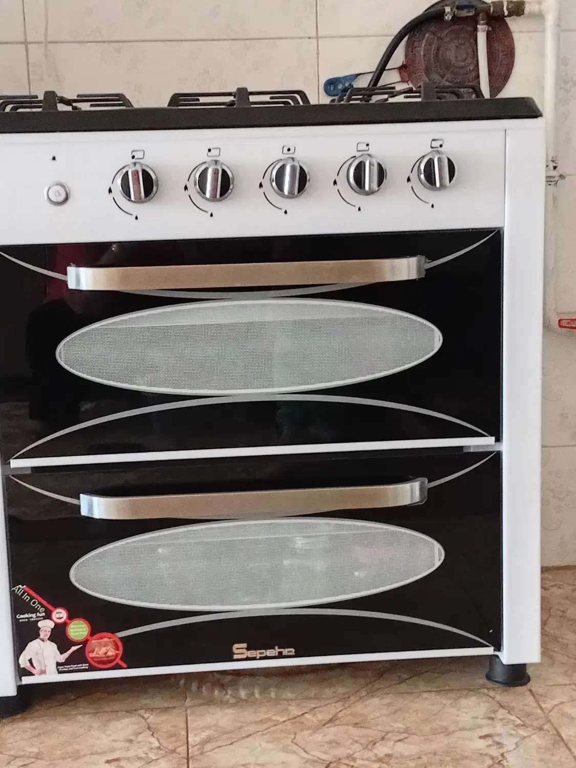 گاز ۵ شعله|اجاق گاز و لوازم برقی پخت‌وپز|دینور, |دیوار