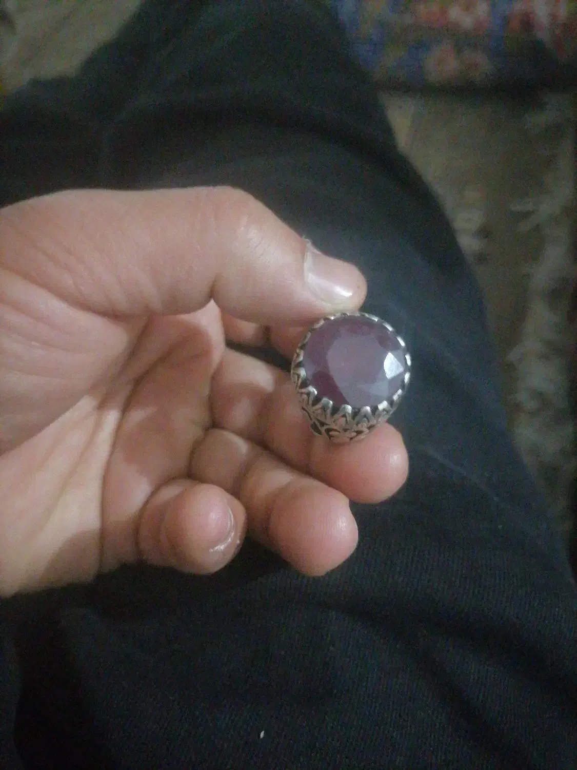 انگشتر یاقوت سرخ آفریقای|جواهرات|قنوات, |دیوار