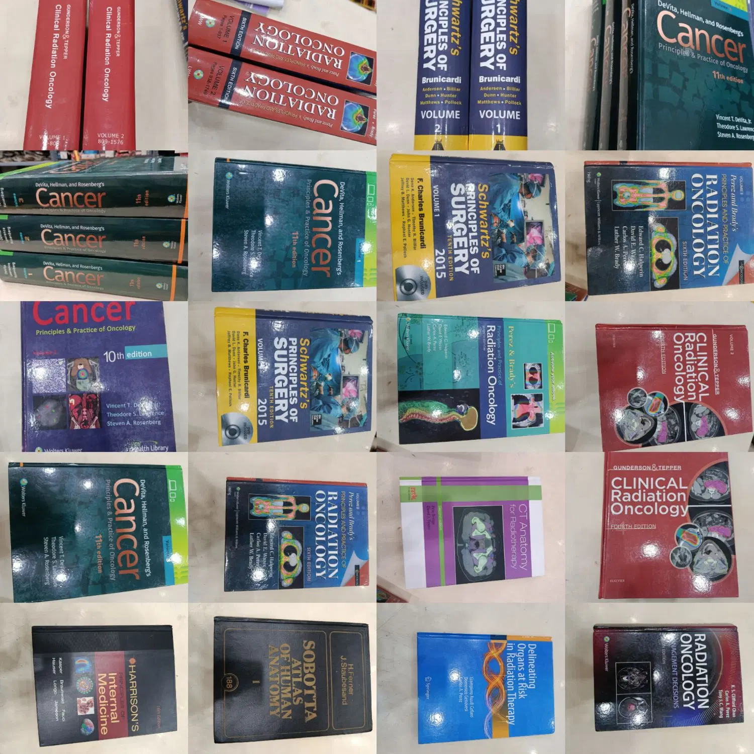 فروش مجموعه کتاب‌های پزشکی تخصصی|کتاب و مجله آموزشی|تهران, فلسطین (میدان انقلاب)|دیوار