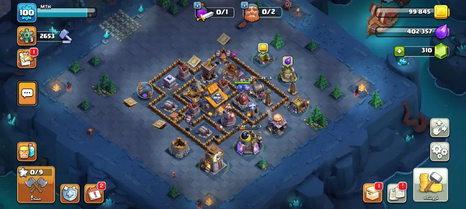 اکانت کلش آف کلنز تان ۱۶|کنسول، بازی ویدئویی و آنلاین|مشهد, کلاهدوز|دیوار