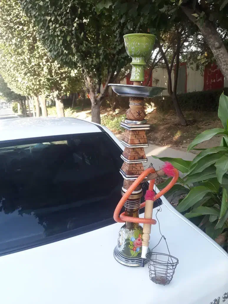 قلیان تزیینی چوبی|زیورآلات و اکسسوری|کرج, جهان‌شهر|دیوار