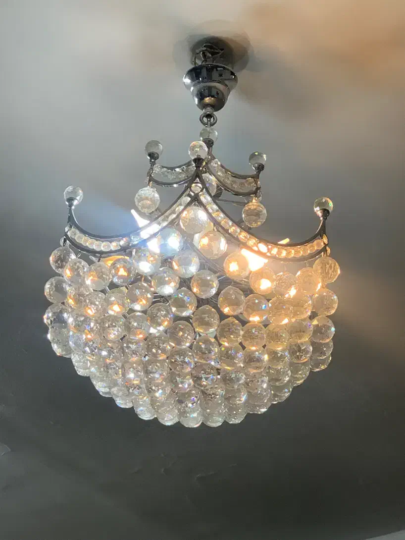 لوستر کریستالی|لوستر و چراغ آویز|تهران, خزانه|دیوار