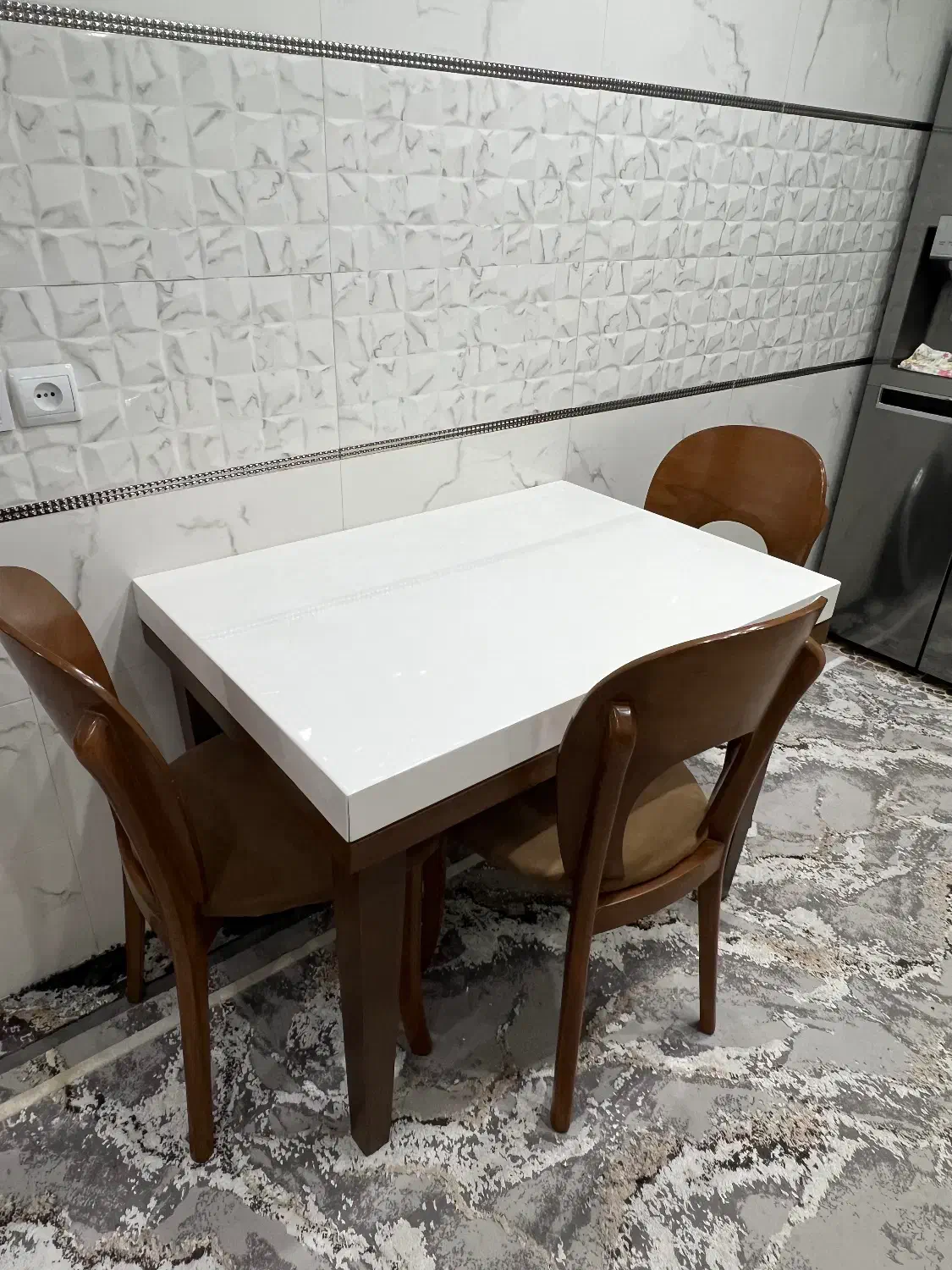 میز ناهار خوری ۳نفره|میز و صندلی غذاخوری|تهران, والفجر (افسریه)|دیوار