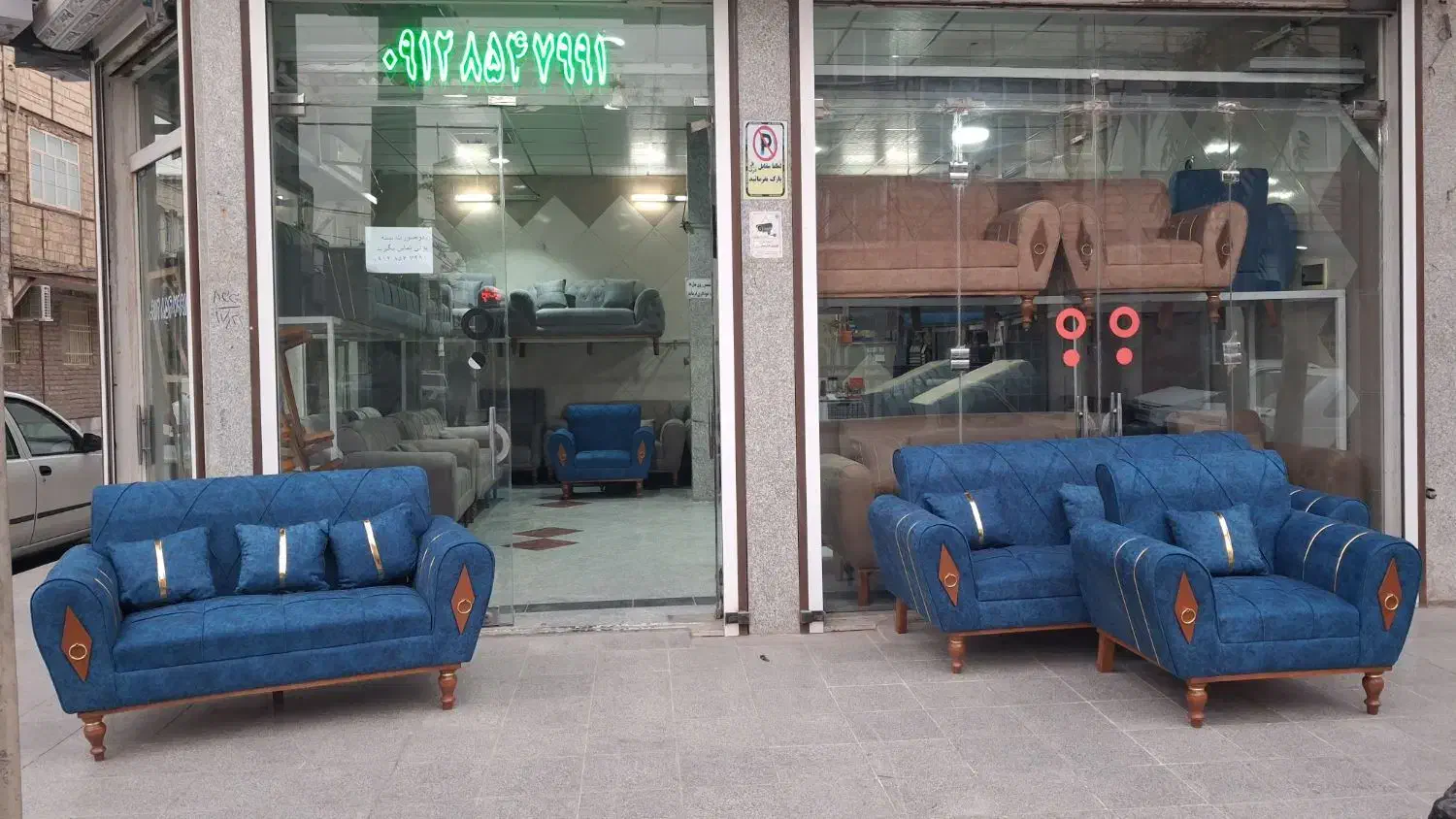 مبلمان تنوع رنگ مبل جوان|مبلمان خانگی و میز عسلی|اراک, |دیوار