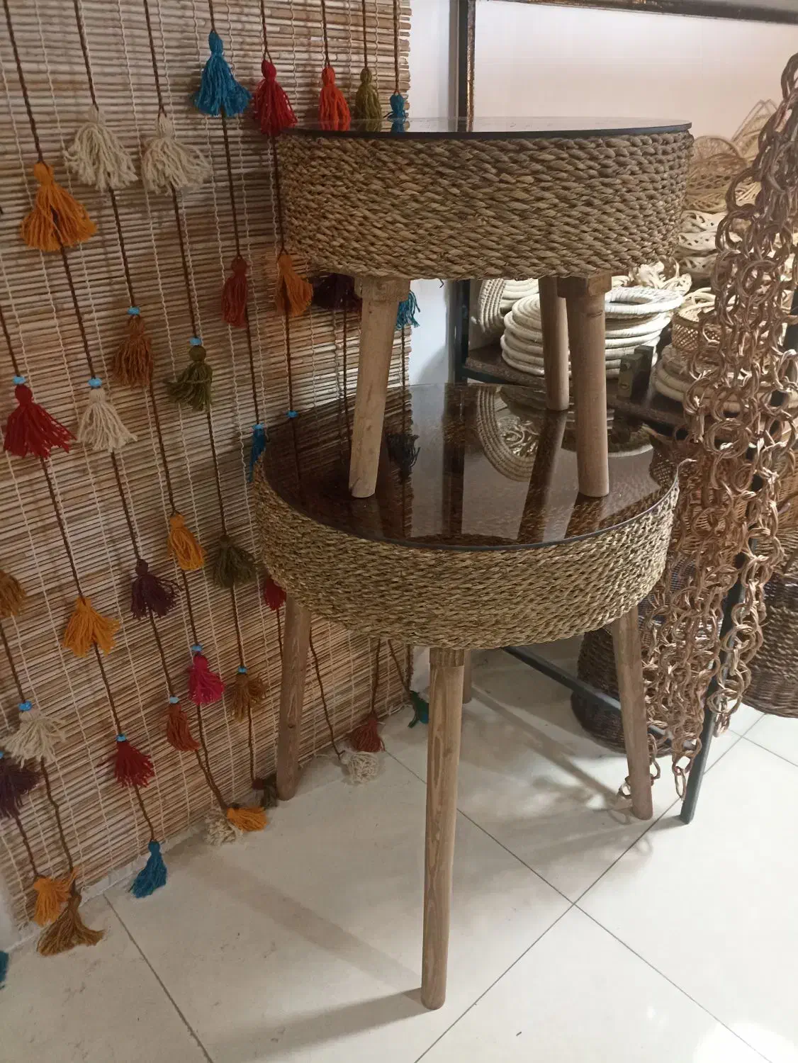 میز و صندلی حصیری|میز و صندلی غذاخوری|گرگان, |دیوار