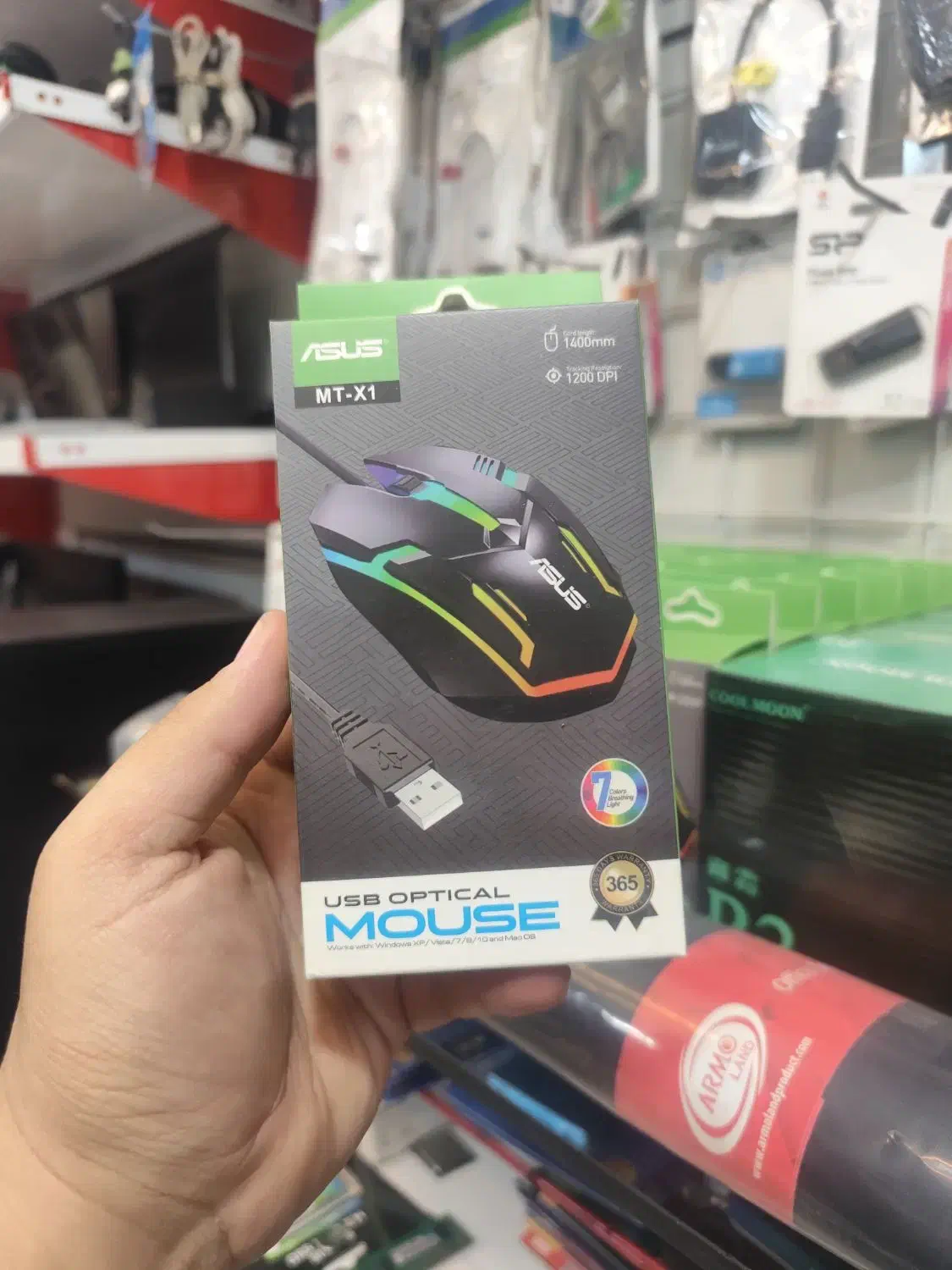 موس گیمینگ چراغدار ایسوس|قطعات و لوازم جانبی رایانه|مشهد, جانباز|دیوار