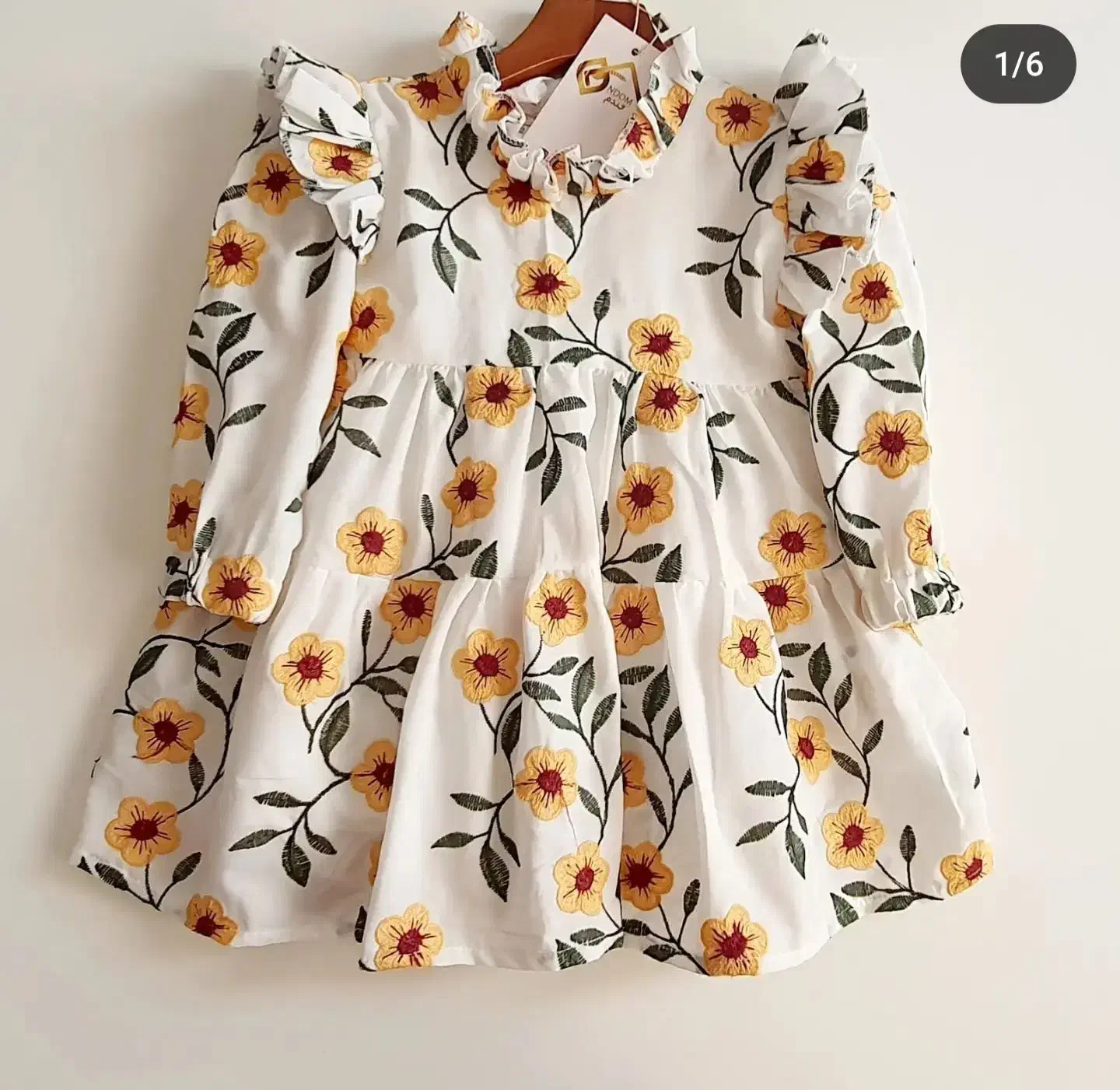 پیراهن دخترانه گلدوزی شده|کفش و لباس بچه|تهران, شهرک محلاتی|دیوار