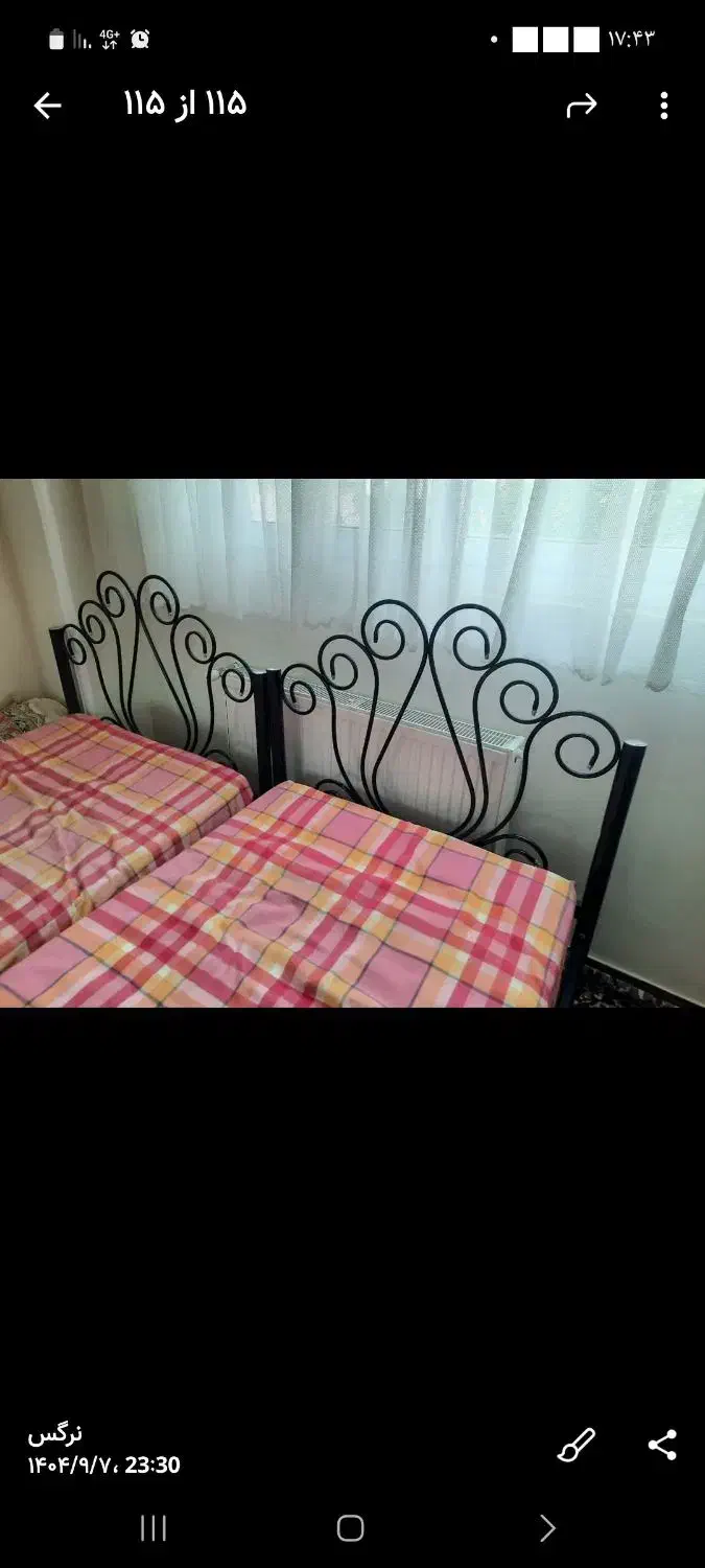 تخت فلزی|تخت و سرویس خواب|گنبد کاووس, |دیوار