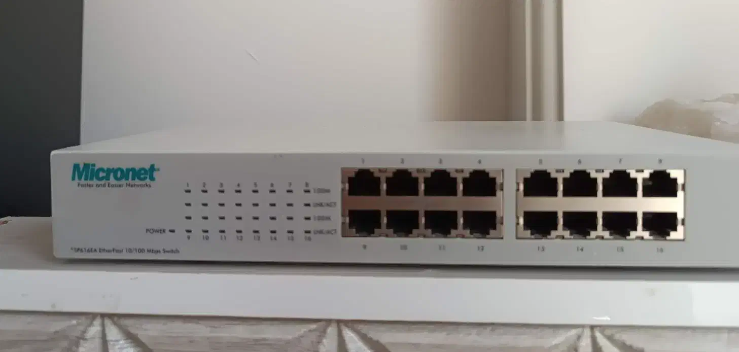 سوئیچ شبکه 16 پورت میکرونت|مودم و تجهیزات شبکه|تهران, کوی فراز|دیوار