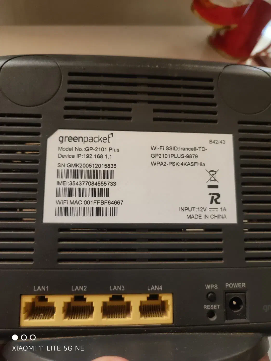 مودم ایرانسل TD-LTE مودل GP-2101 پلاس|مودم و تجهیزات شبکه|قم, چهار امامزاده|دیوار