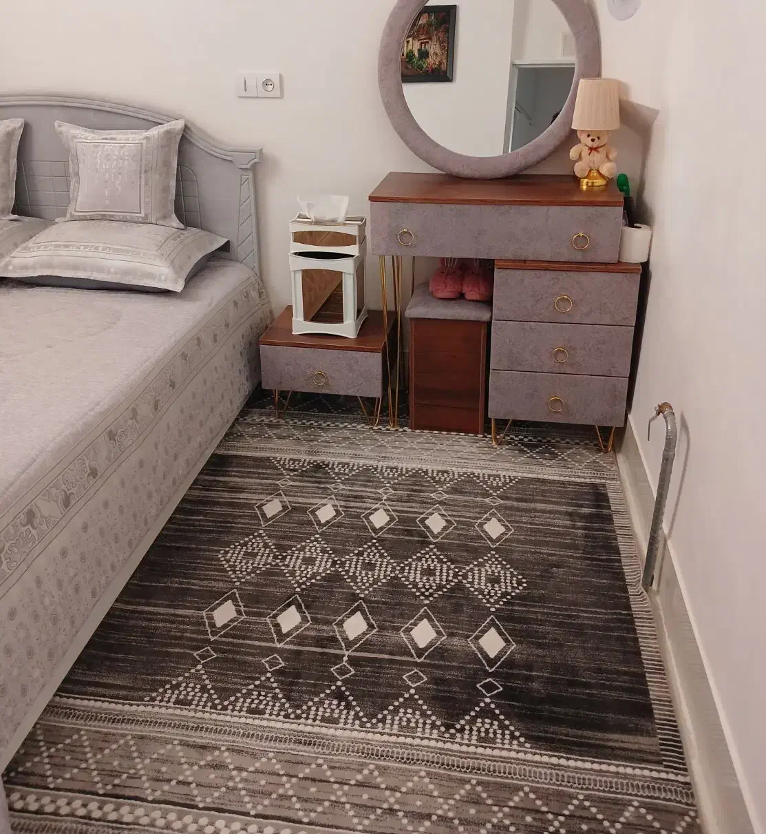 سرویس خواب|تخت و سرویس خواب|سلامی, |دیوار