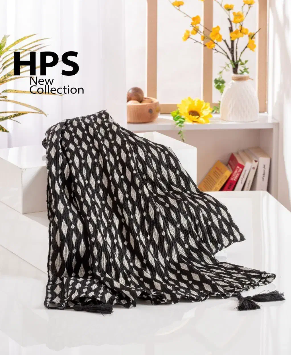 شال کریشه منگوله دار HPS|لباس|شوش, |دیوار