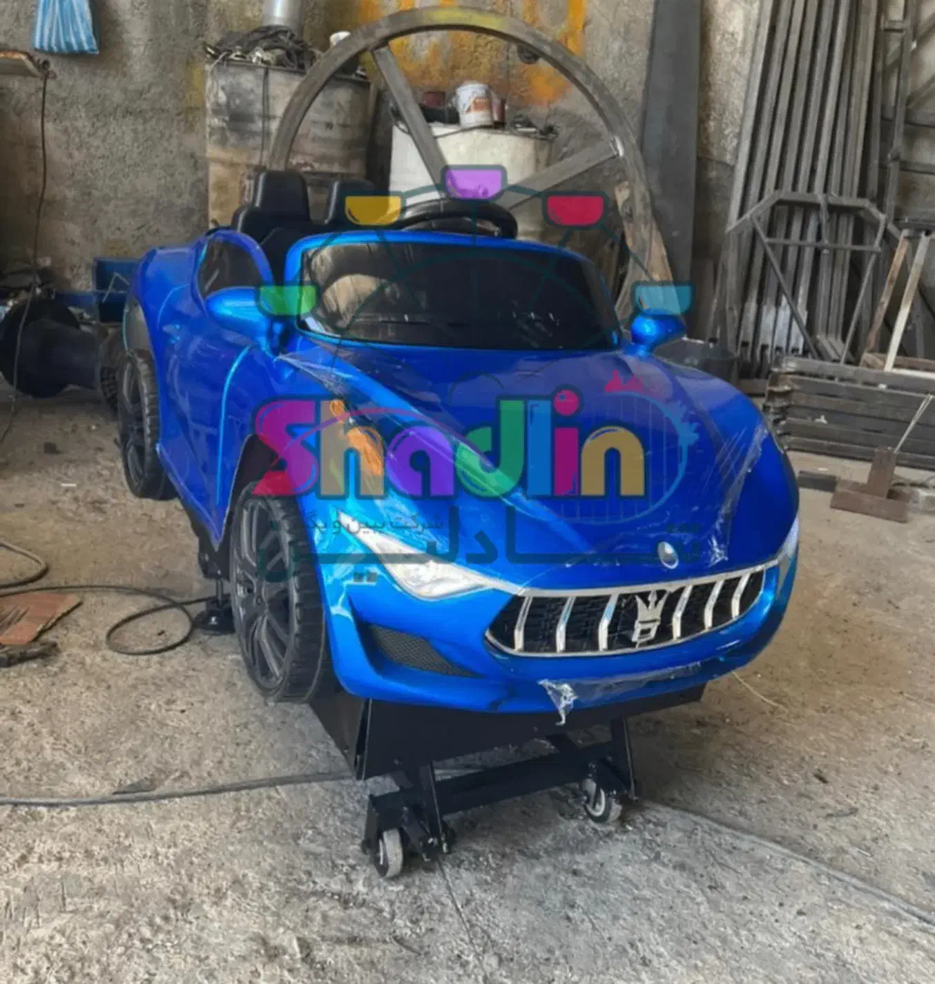 تکان دهنده ماشین/سایزمتوسط/موزیکال/شادلین|اسباببازی|اصفهان, قلعه طبره|دیوار