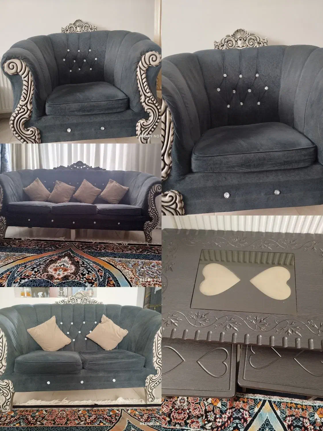 مبل|مبلمان خانگی و میز عسلی|پرند, فاز ۶|دیوار