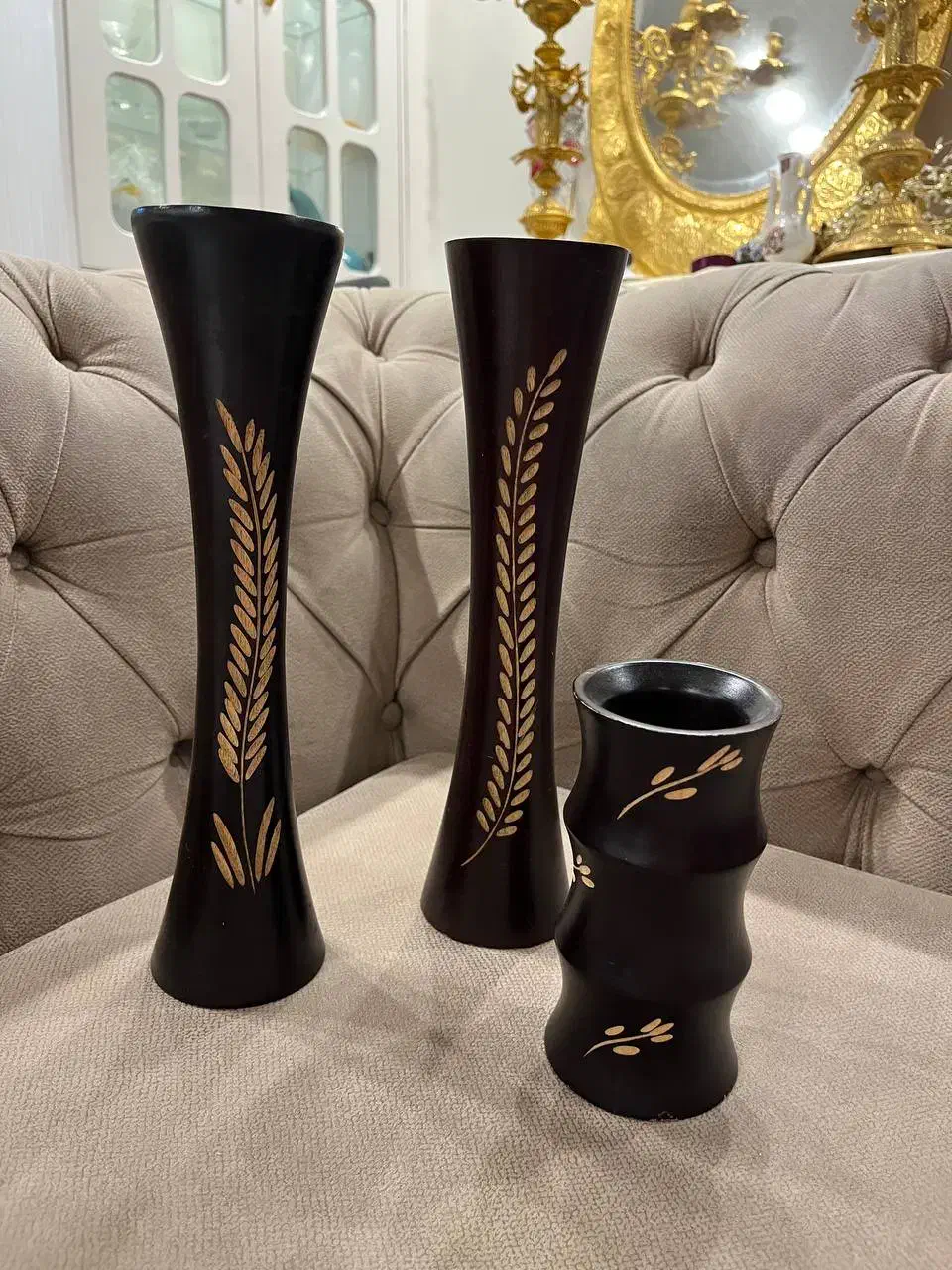 گلدان چوبی|مجسمه، تندیس، ماکت|تهران, شهرک آزمایش|دیوار