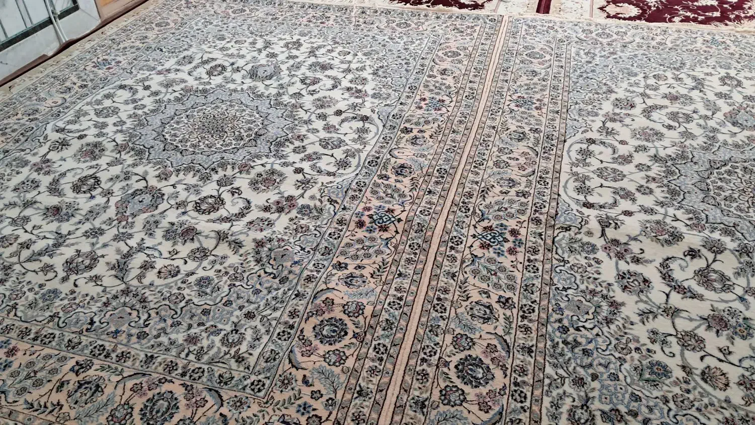 فروش جفت فرش دست بافت ۹ متری|فرش|اژیه, |دیوار