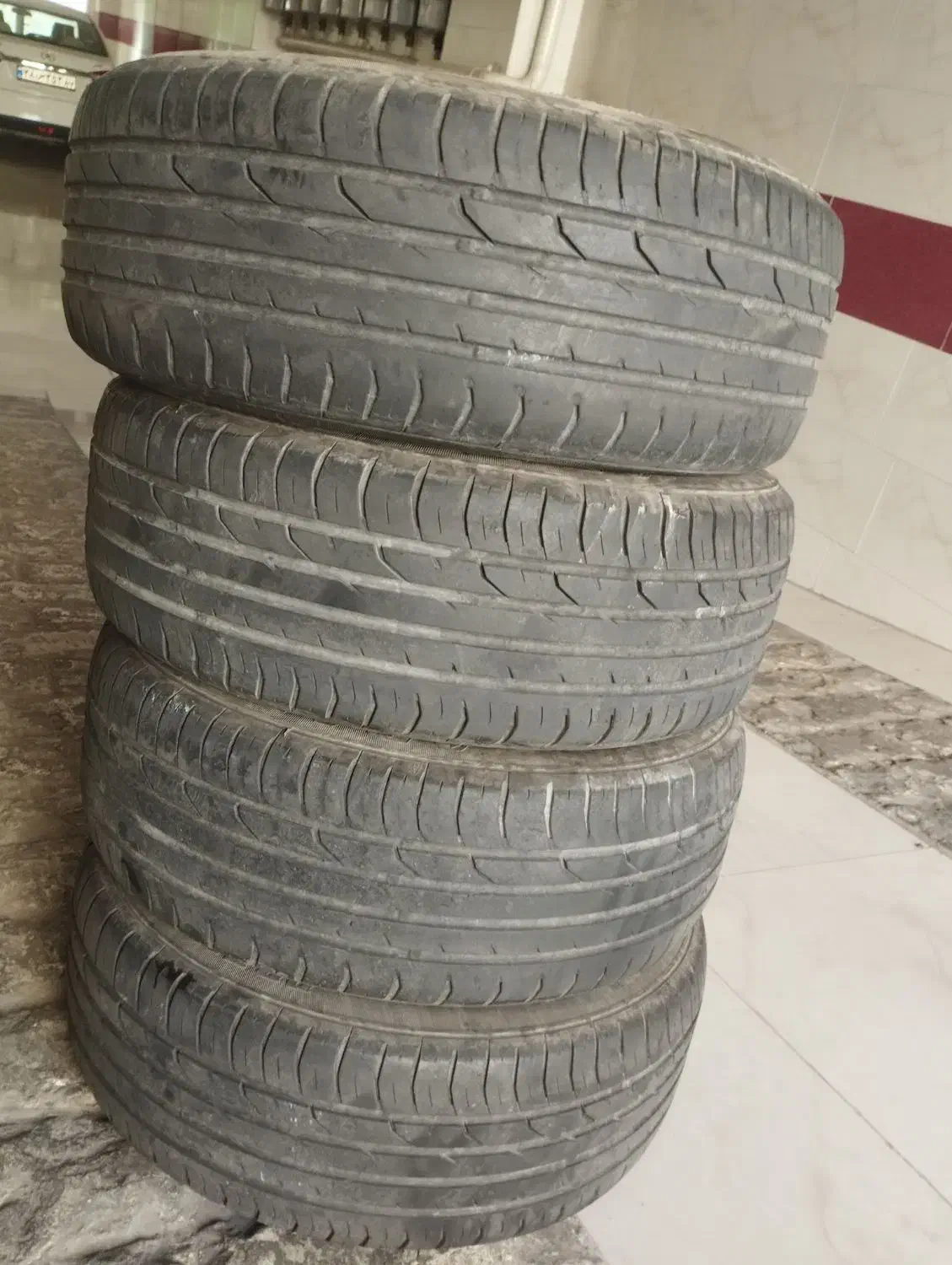 ۴ حلقه لاستیک جک سواری|قطعات یدکی و لوازم جانبی|زنجان, |دیوار