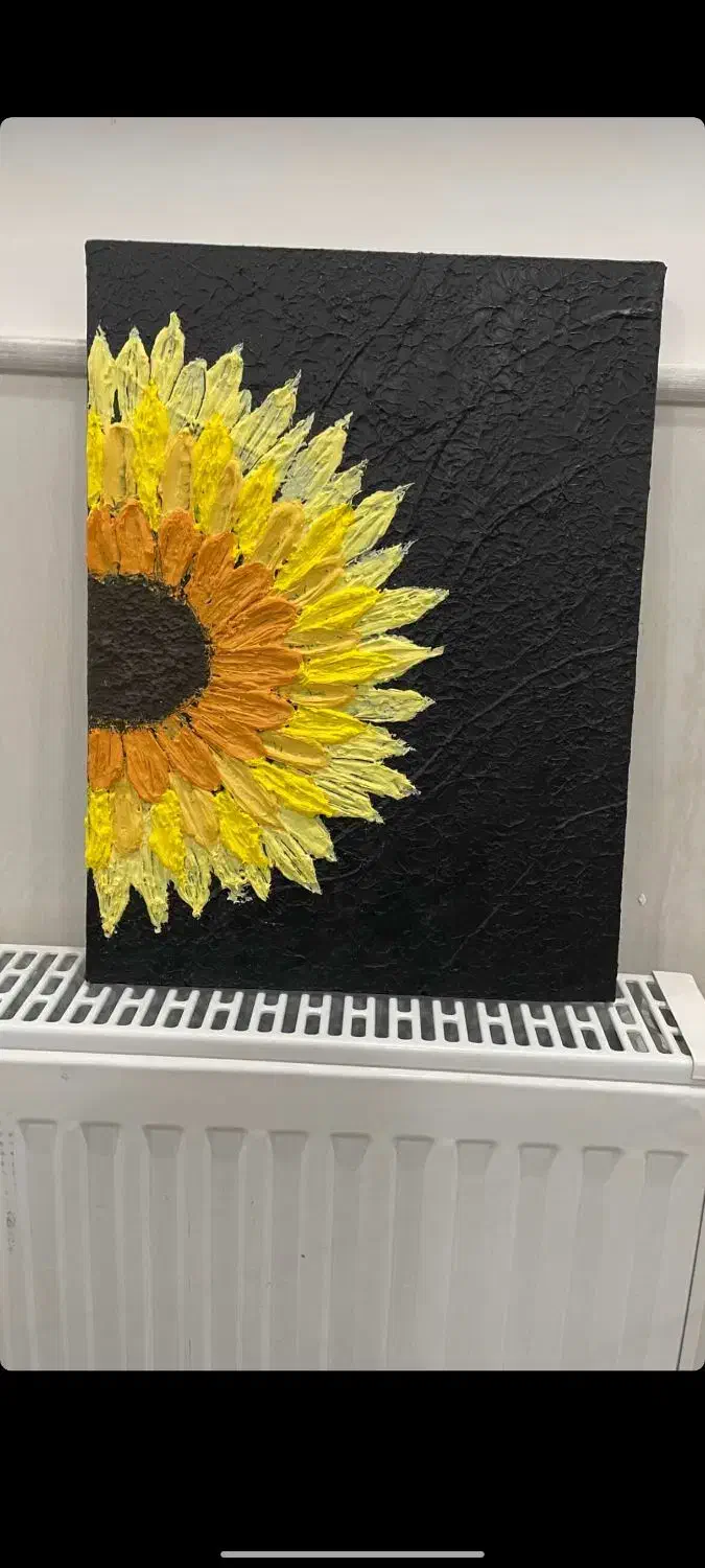 تابلو گل آفتابگردان|تابلو، نقاشی، عکس|میبد, |دیوار