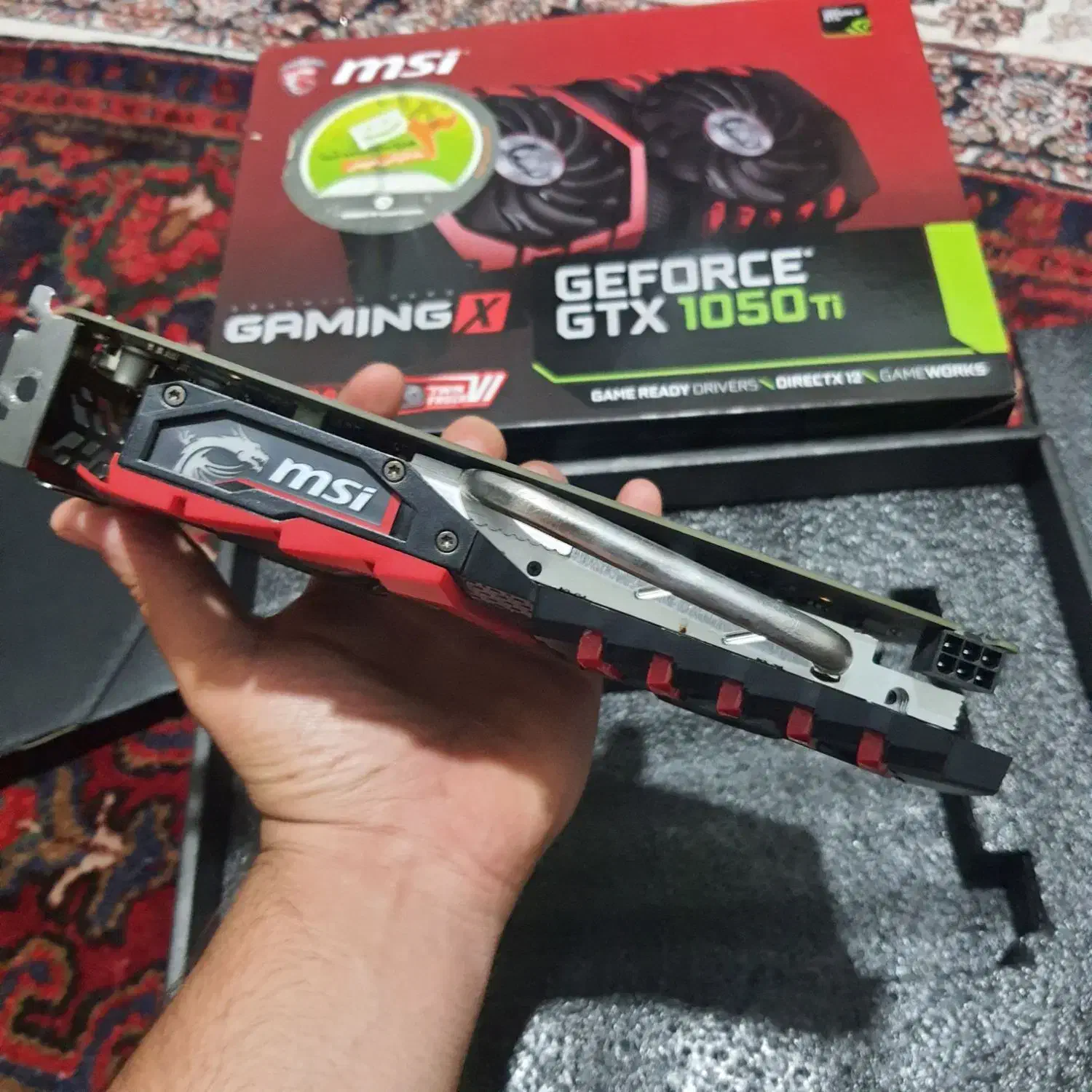 کارت گرافیکMSI GTX1050ti 4GB|قطعات و لوازم جانبی رایانه|محمدشهر, محمدشهر|دیوار