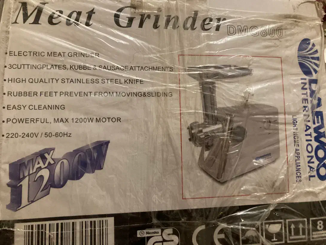 چرخگوشت اورجینال دوو مدل DMG800 آکبند مناسب جهیزیه|خردکن، آسیاب، غذاساز|تهران, سردارجنگل|دیوار