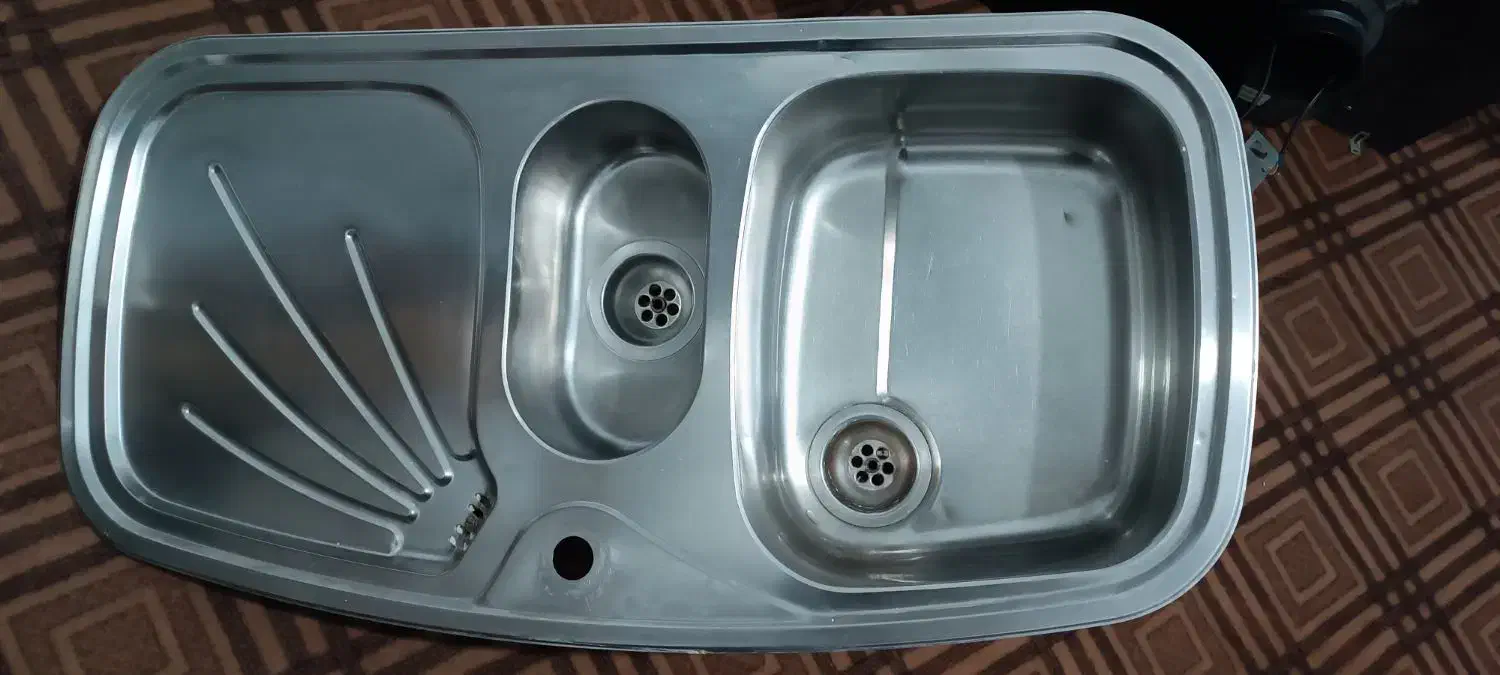 سینک ظرفشویی تک لگن|مصالح و تجهیزات ساختمان|زنجان, |دیوار