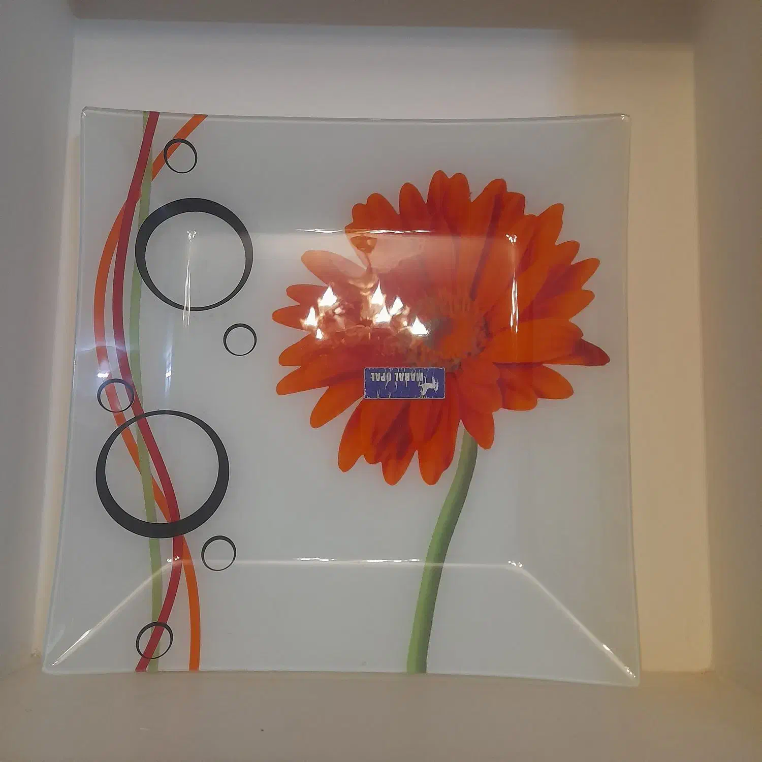 سینی ملامین.قندون.میوه خوری و شیرینی خوری گل دار|ظروف سرو و پذیرایی|مشهد, یاس|دیوار