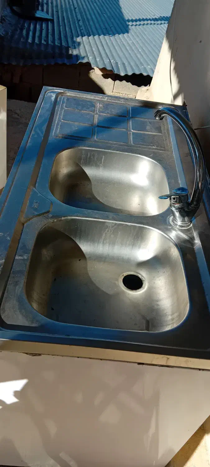 کابینت و ابچکان با سینگ  وشیر آب ظرفشویی|مصالح و تجهیزات ساختمان|دشت ذهاب, |دیوار