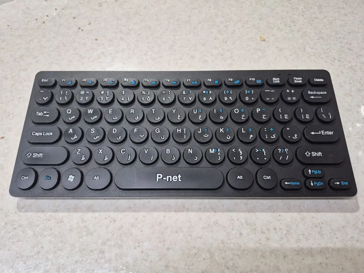 کیبورد بلوتوثی بدون تاخیر|قطعات و لوازم جانبی رایانه|مشکیندشت, |دیوار