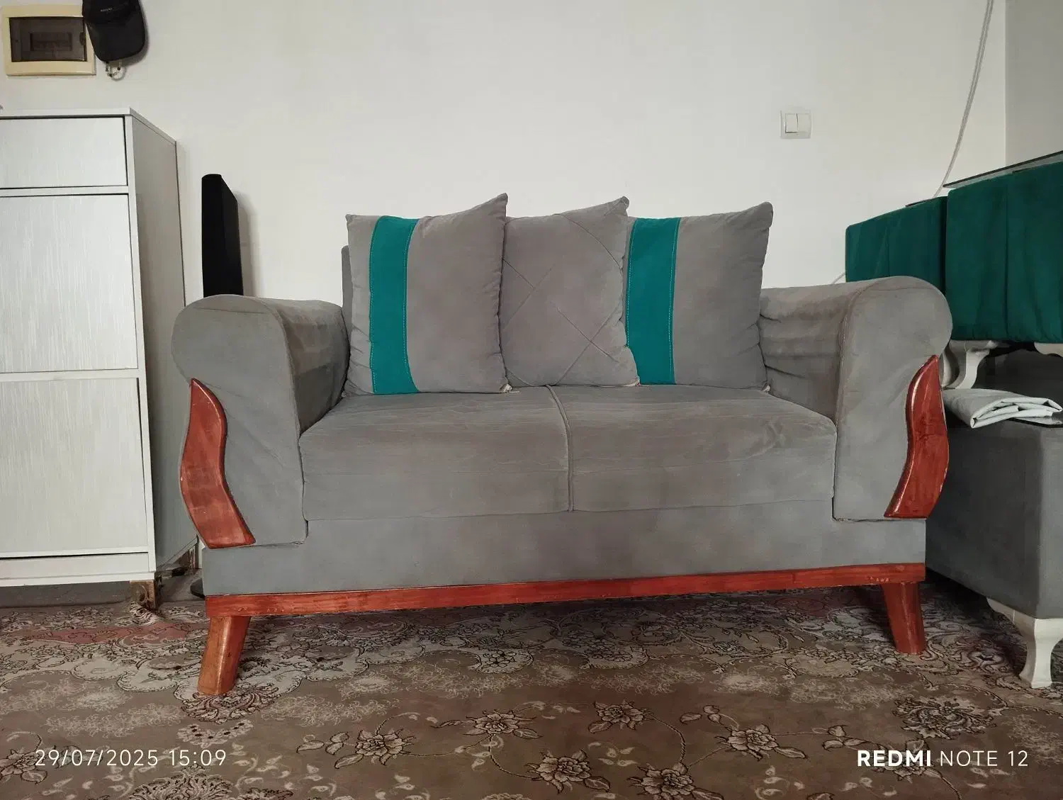 مبل هفت نفره چوب راش|مبلمان خانگی و میز عسلی|باقرشهر, |دیوار