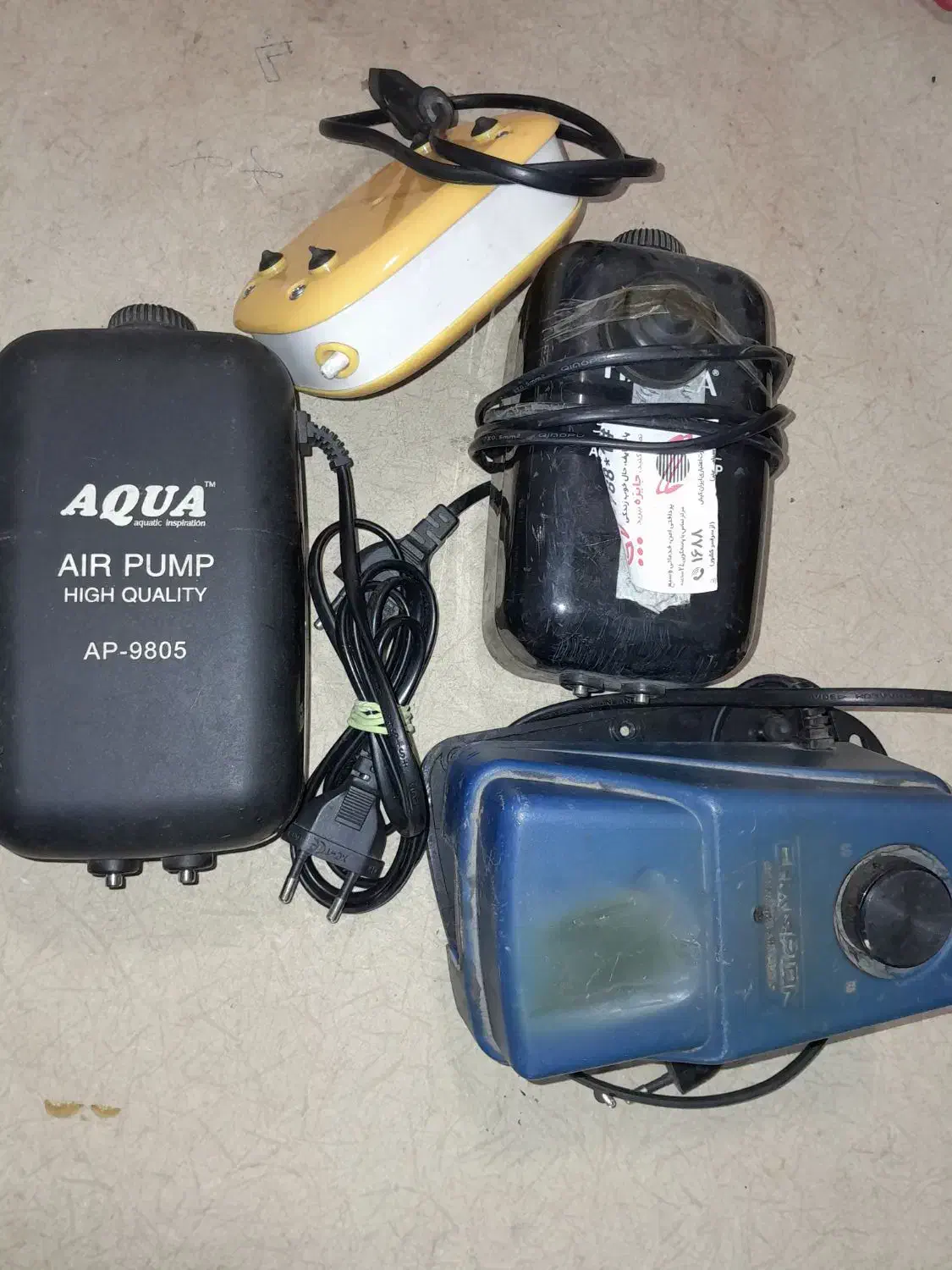 تعمیر انواع پمپ هوا آکواریوم لیزر بلوور و...|خدمات پیشه و مهارت|اصفهان, پوریای ولی|دیوار