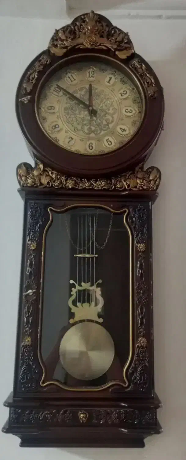 ساعت دیواری رنگ قهوه ای|ساعت دیواری و تزئینی|قائم‌شهر, |دیوار