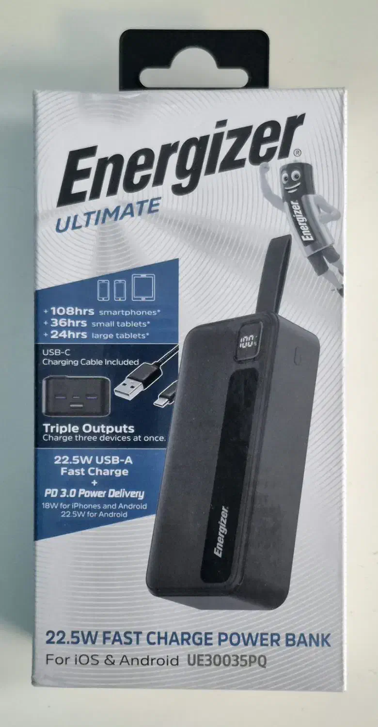 پاوربانک انرجایزر ۳۰۰۰۰۰ فست|لوازم جانبی موبایل و تبلت|تهران, قزل قلعه|دیوار