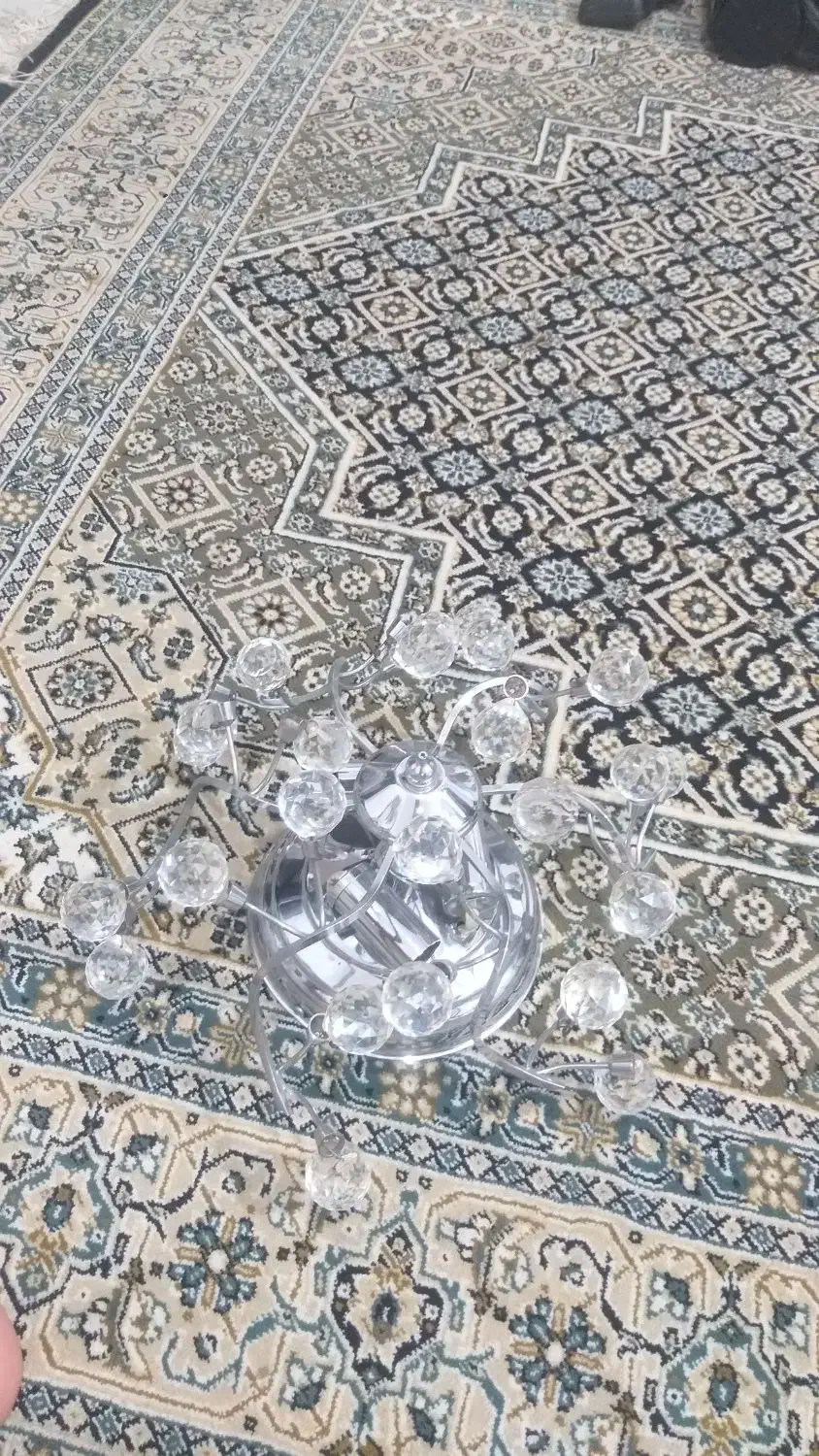 لوستر سقفی کاملا سالم|لوستر و چراغ آویز|اهواز, سیصد دستگاه|دیوار